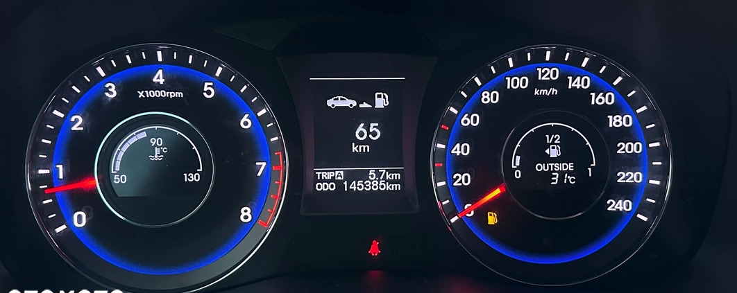 Hyundai i40 cena 38700 przebieg: 145300, rok produkcji 2014 z Swarzędz małe 301